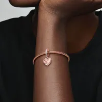 Charm Pendant Cœur Infini Love You (Je t'aime)