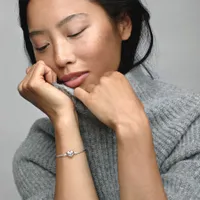 Bracelet Jonc Fermoir Cœur Pandora Moments