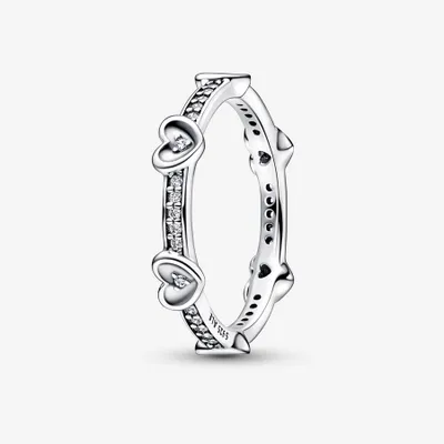 Bague Cœurs Scintillants