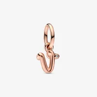 Charm Pendant Alphabet Lettre v