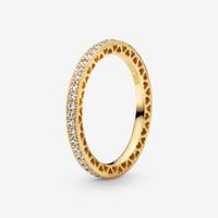 Bague Scintillement & Cœurs