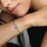 Bracelet Maille Serpent Halo Pandora Moments