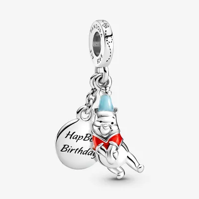 Charm Pendant Disney Winnie L'Ourson Anniversaire