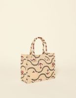 Petit cabas en jacquard