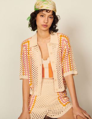 Cardigan en crochet