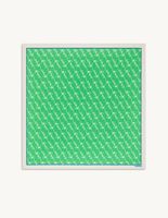 Foulard plissé imprimé