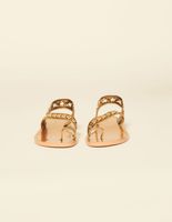 Sandales en cuir avec œillets