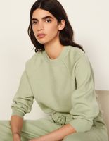 Sweat en maille avec broderie