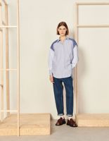 Chemise oversize en patchwork