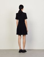 Robe courte en tweed