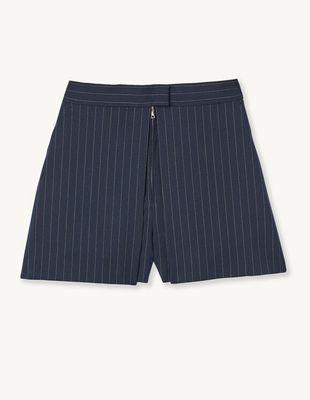 Short de tailleur à rayures