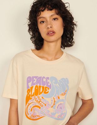 Tee-shirt en coton biologique  Peace