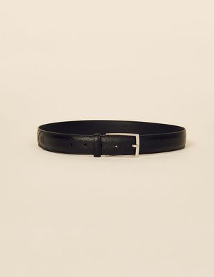 Ceinture en cuir lisse