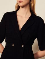 Robe à col tailleur