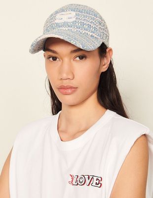 Casquette avec patch double S