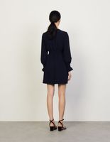 Robe à pressions et ceinture smockée