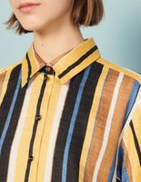 Chemise rayée en lin