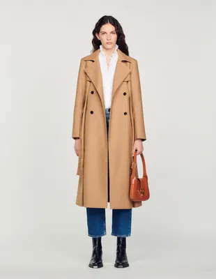 Manteau long style trench