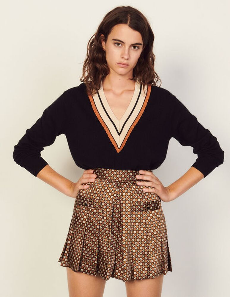 Short en trompe l'Åil imprimÃ©