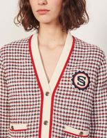 Cardi-coat en maille fantaisie