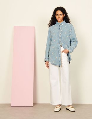 Chemise brodée