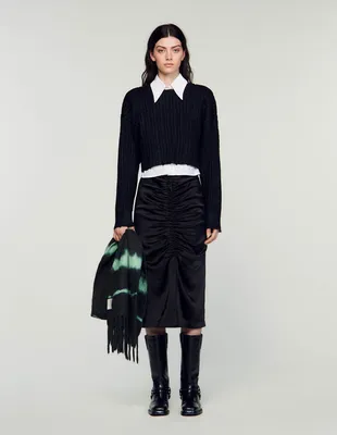 Pull court en maille