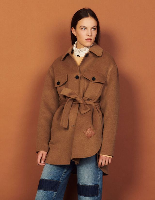 manteau floqué