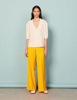 Chemise en lin rayée