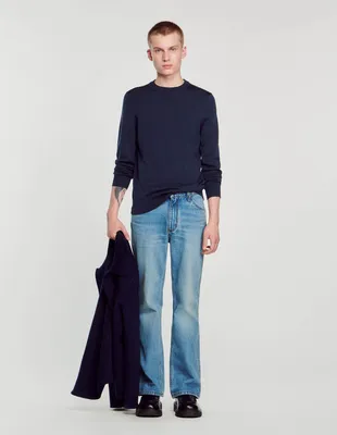 Pull en maille fine laine