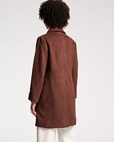 Barn Coat Microsuede Chocolate