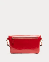 Billie Sling Crinkled Leather Red