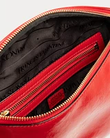 Billie Sling Crinkled Leather Red