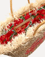 Embroidered Crab Tote