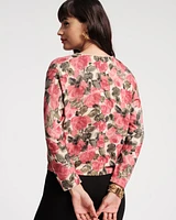 Darling Cardigan Pretty Peonies