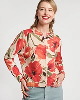 Darling Cardigan Cotton Cashmere French Tulip