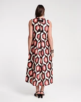 Diplomat Maxi Dress Empire Jacquard