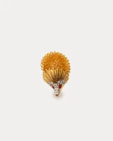 Hedgehog Ring Gold