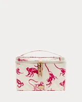 Train Case Pink Monkey