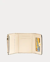 Perfect Wallet Crinkled Leather Oyster