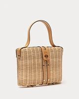 The Holland Satchel Wicker Natural/Natural OS