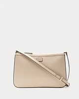 Poppy Crossbody Glazed Leather Oyster