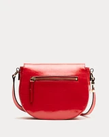 Ellen Saddle Bag Crinkled Leather