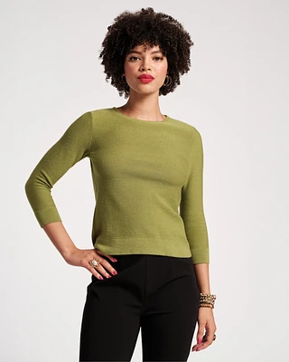 Rachel Knit Top Celery