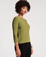 Rachel Knit Top Celery