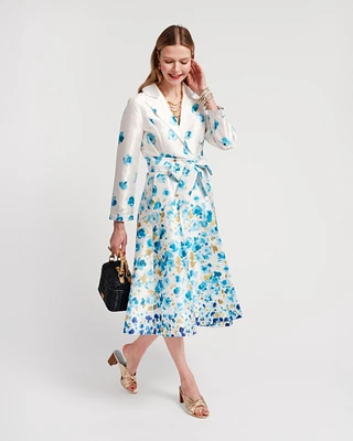 Lucille Wrap Dress Pocket Full of Posies