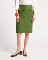 Wool Pencil Skirt