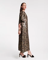 Spinnaker Jacquard Maxi Dress