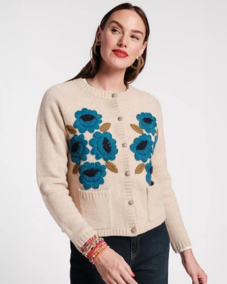 Bouquet Flower Cardigan