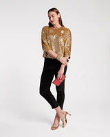 Taylor Sequin Top Floral