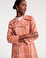 Jacqueline Coat Candy Ribbon Plaid